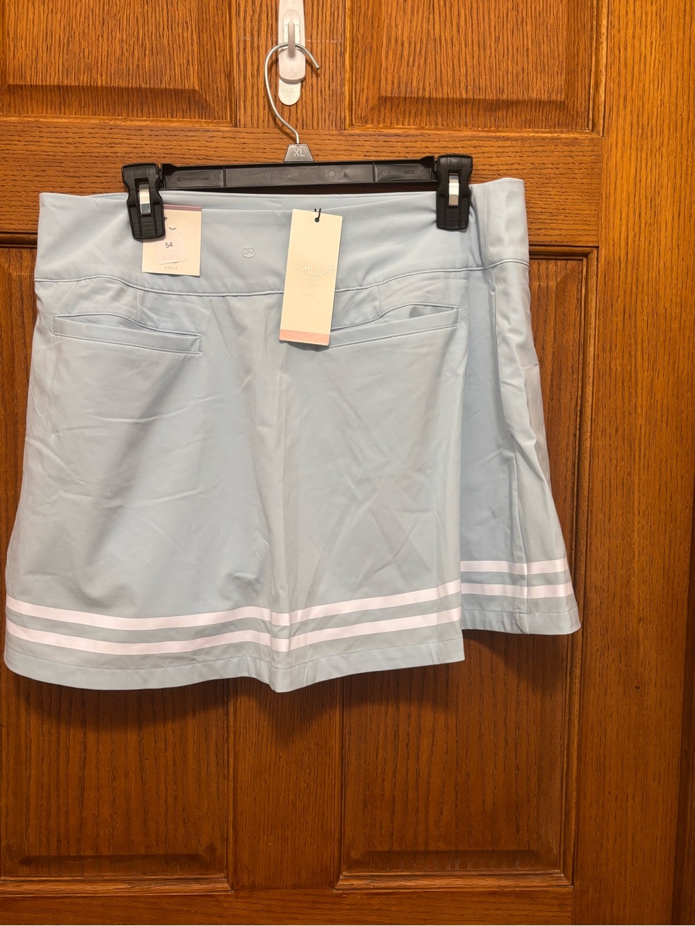 Calia Light Blue Golf Skort w/ brief. Sz 12 NWT - Picture 3 of 10